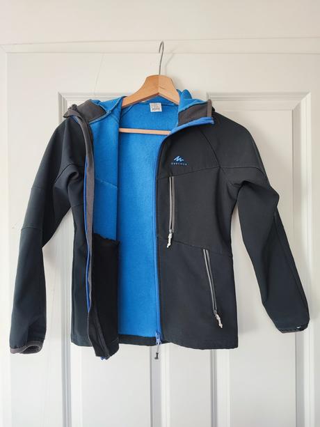 Detská softshellová bunda 8-9 rokov / 131-140 cm, quechua,140