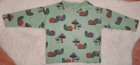 Tričko slimáčik, lindex,86