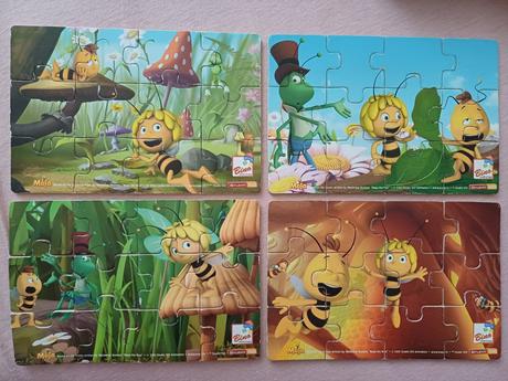 Drevené puzzle včielka maja,