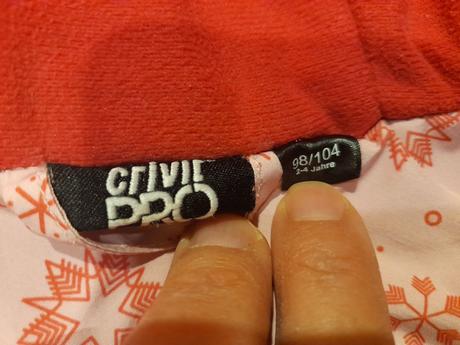 Teplá zimná bunda s hviezdičkami, crivit,98