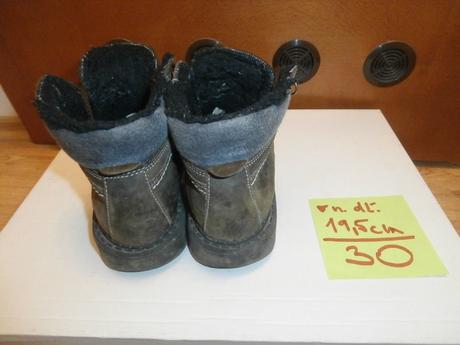 Zateplené topánky č.30, zimné topánky šnurovacie, 30