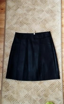 Koženková sukňa, amisu,s