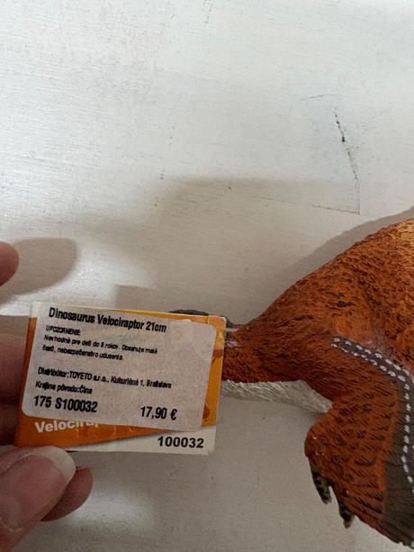 Safari ltd - dinosaurus velociraptor 21cm,