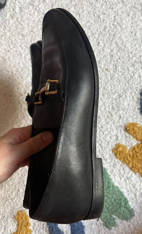 Čierne kožené mokasíny/loafers, lasocki, 38, lasocki,38