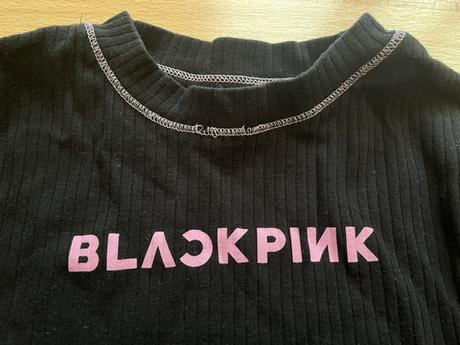 Krátke tričko blackpink - veľ.170, h&m,170