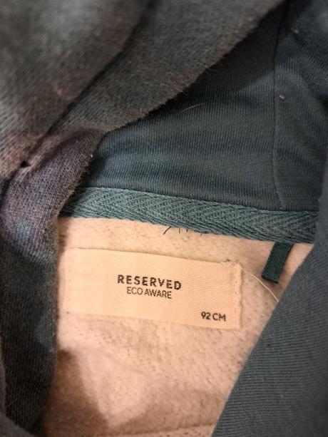 Zelená mikina s medveďmi s kapucňou, reserved,92