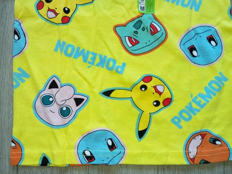 Pokémon žlté tričko 110 a 122, primark,110 / 122
