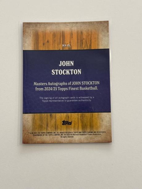 Kartička john stockton, 
