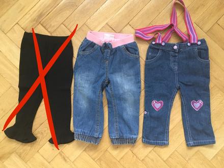 Zateplene nohavice vel. 86, ergee,86