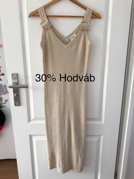 Rebrované midi šaty bonprix premium, bonprix,m