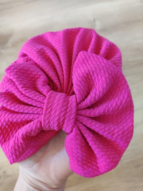 Luxusná prechodná čiapka/turban 6-18m, 74