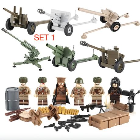 Rôzne sety vojakov 5 + doplnky,