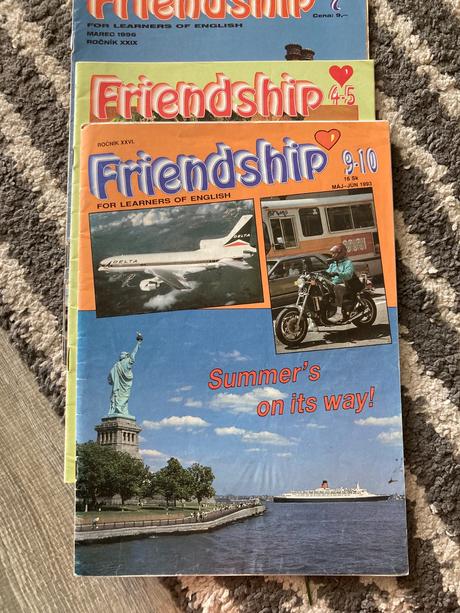 Staré časopisy friendship 4ks, 