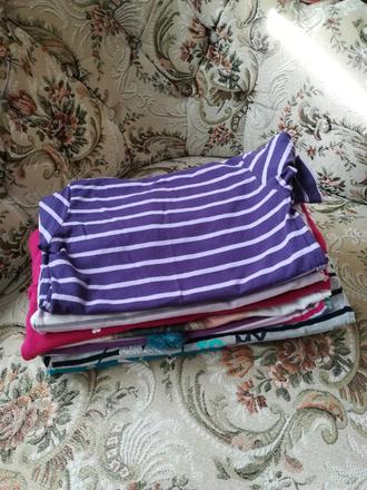 Balík dlhých tričiek veľ. 110 8 ks, palomino,110