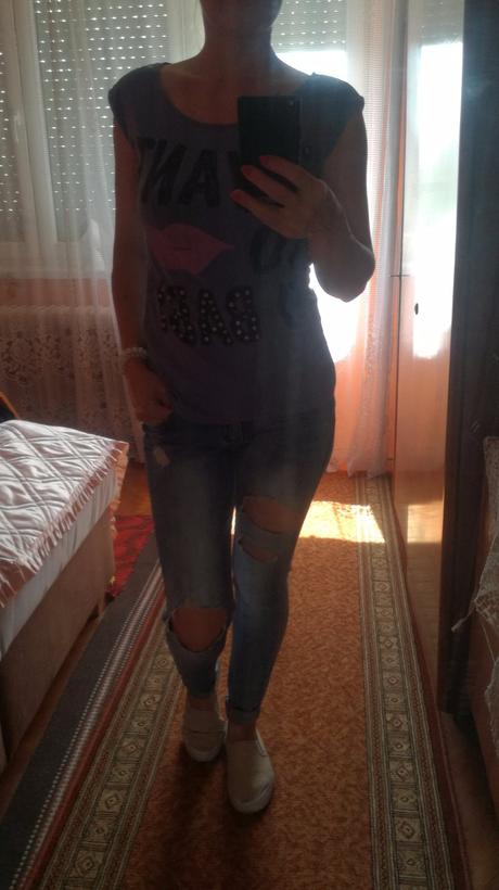 Pekné tricko znacky sancred denim, s