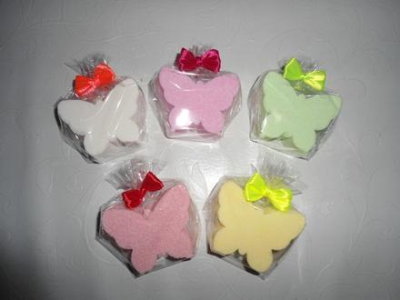 Šumivé bomby do kúpeľa - mix motýlik, 