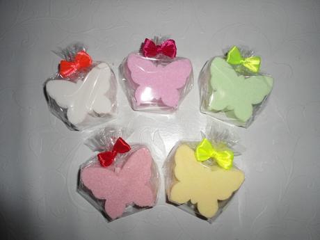 Šumivé bomby do kúpeľa - mix motýlik, 