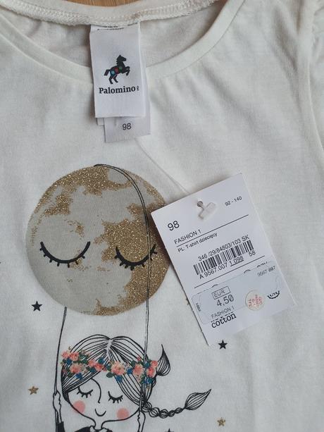 Tricko s trblietavym mesiacom, c&a,104