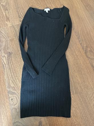 Šaty elastické pletené, h&m,s
