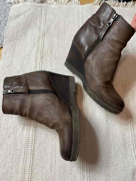 Kožené čižmy oxmo, 39