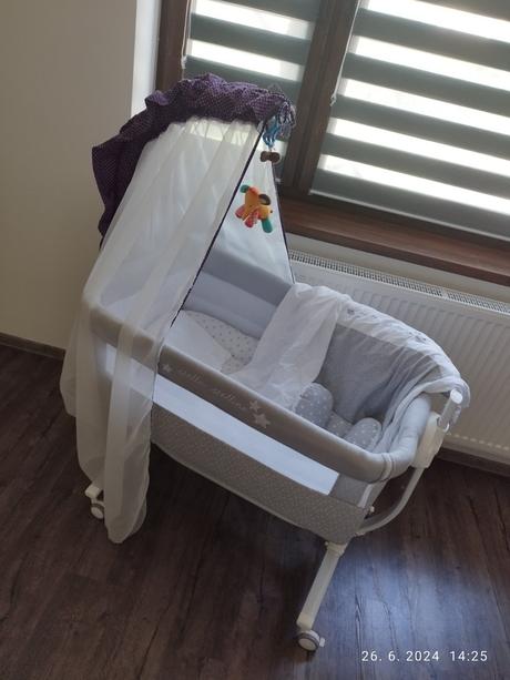 Prístavná postieľka cullami cam, šírka (cm): 60,dĺžka (cm): 100