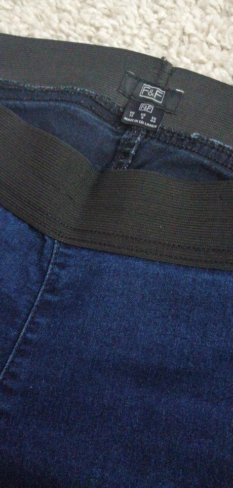 Rifle strečové s gumou v páse, f&f,m