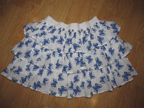 Modro biela sukňa v. 128, next,128