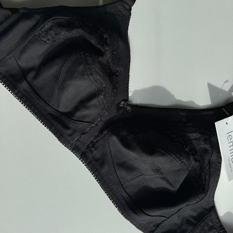 Nevystužená podprsenka bez kostíc 16170 čierna, 80d / 90d