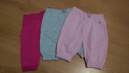 Tepláky 3ks, f&f,74