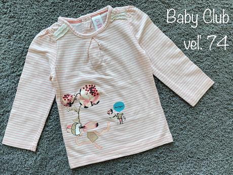 Tricko s dlhym rukavom, baby club,74
