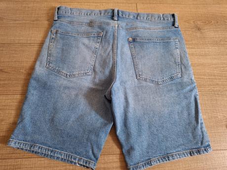 Riflové krátke nohavice, h&m,36