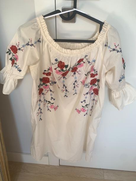 Vyšívané šaty, h&m,38