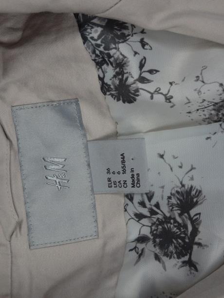 Kvalitné béžové sako, h&m,36