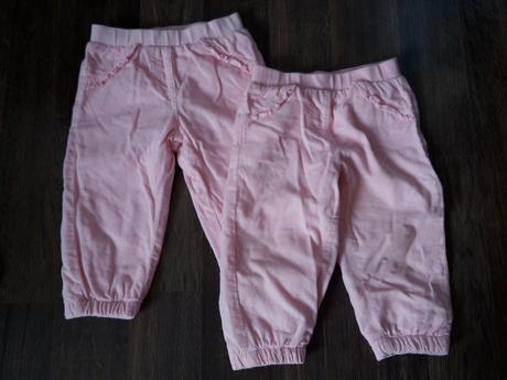 Menčestrové zateplené nohavice top stav, 80