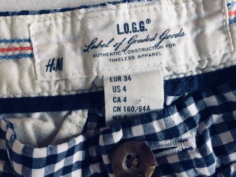 H&m l.o.g.g. šortky/kraťasy vel.34/xs, h&m,xs