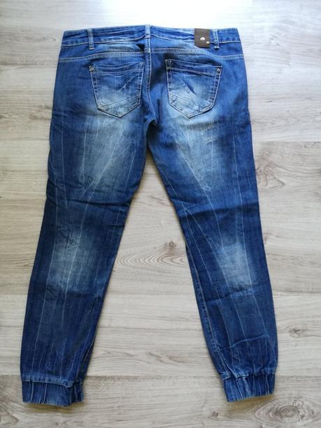Džínsy s gumičkou, terranova,l