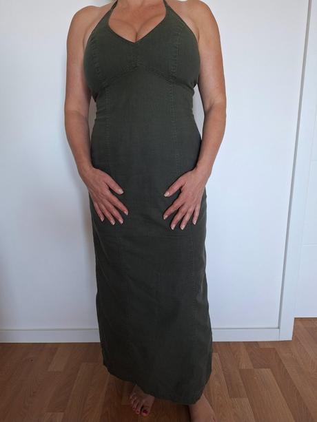 Ľanové šaty, h&m,40
