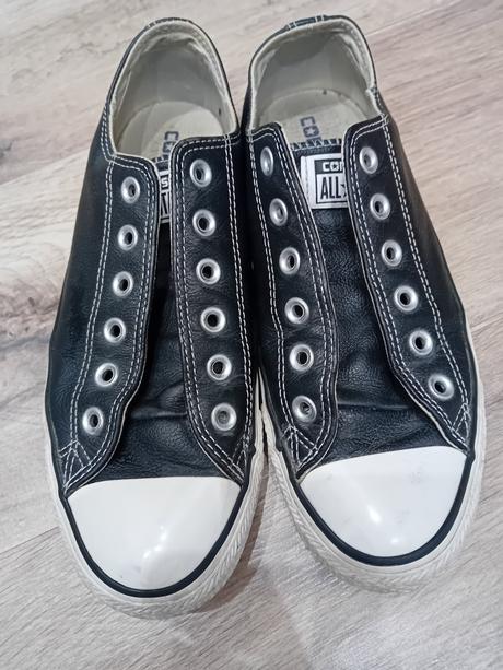 Čierne kožené converse tenisky, converse,39