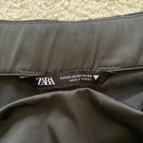 Zara saténový skort so zaväzovaním, zara,xs