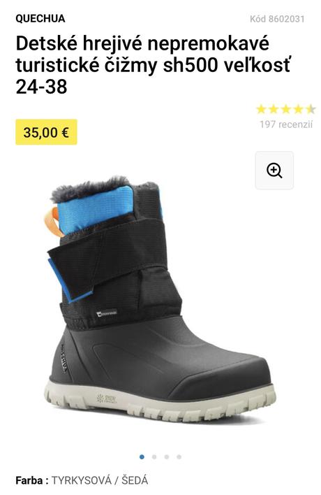 Nepremokavé snehule queschua, quechua,38