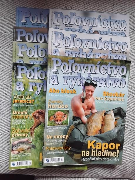 Časopisy poľovnictvo a rybarstvo, 