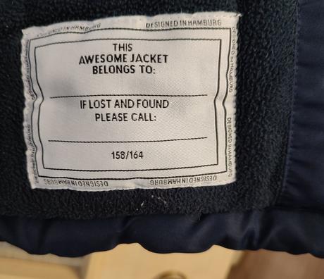 Dievčenská vatovaná vetrovka na zimu, tchibo,158