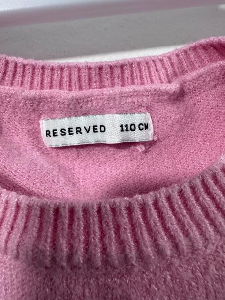 Reserved ružový sveter, reserved,110