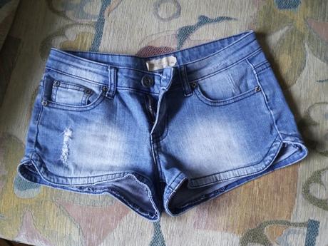 Rifľové šortky, gate,s