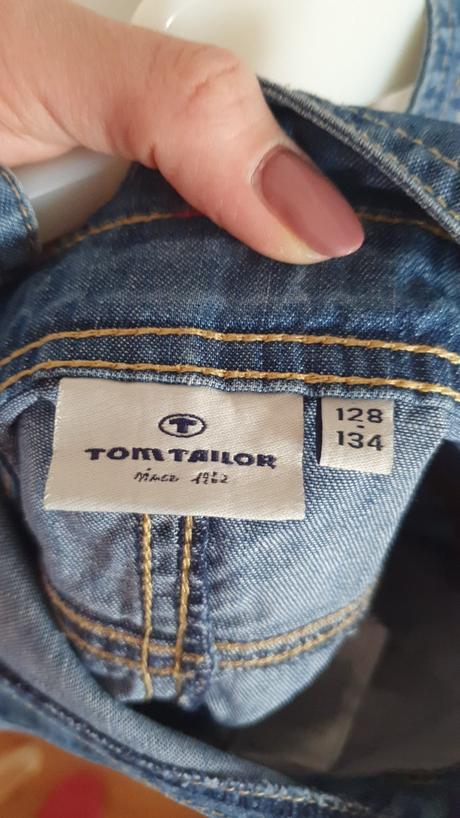 Riflové šaty na traky, tom tailor,128