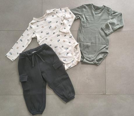 Body + tepláky, h&m,86
