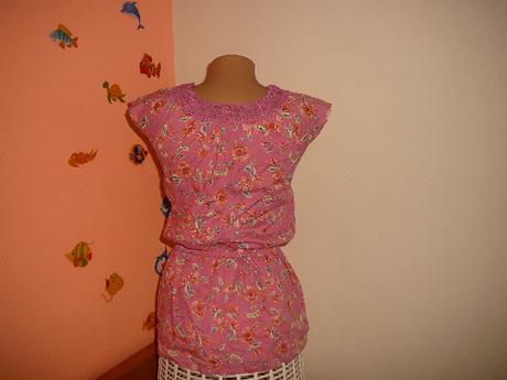 Dievčenské tričko-top mila blue, 128