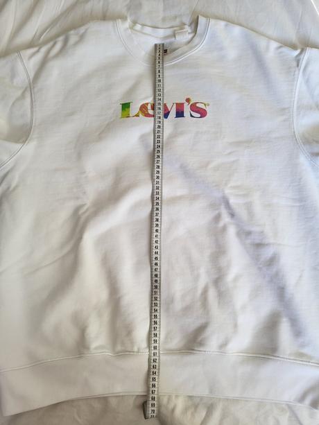 Biela mikina, levis,l