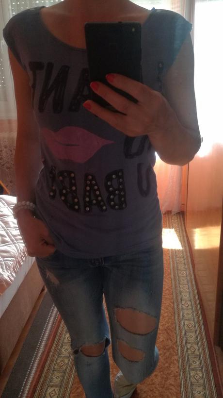 Pekné tricko znacky sancred denim, s