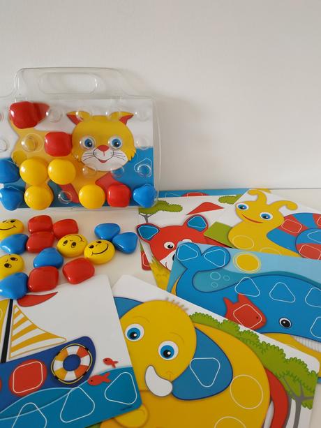 Quercetti montessori mozaika pre najmensich,